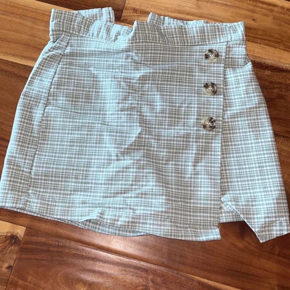 Plaid Skort
